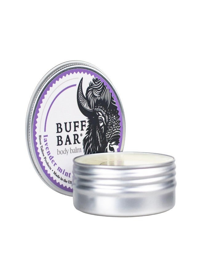 Big Crazy Buffalo Buff Bar Bison Tallow Balm Lavender Mint, All Purpose Skin Moisturizer, Dry Cracked Skin Hands Face Feet, Natural Non-Comedogenic Hydration, Sensitive Skin, 2 oz Tin (4-Pack) - Image 3