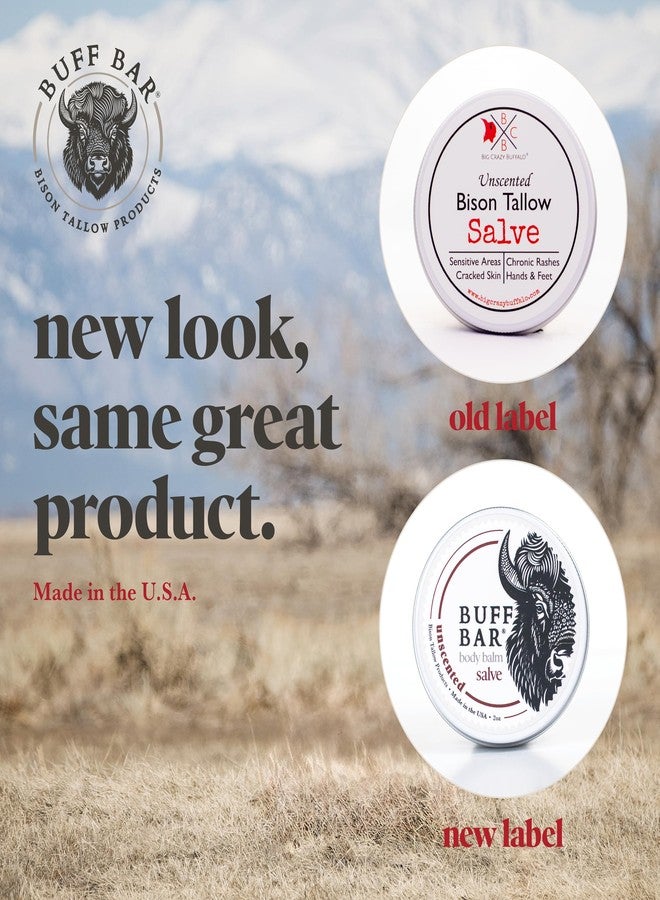 Big Crazy Buffalo Buff Bar Bison Tallow Balm Lavender Mint, All Purpose Skin Moisturizer, Dry Cracked Skin Hands Face Feet, Natural Non-Comedogenic Hydration, Sensitive Skin, 2 oz Tin (4-Pack) - Image 5