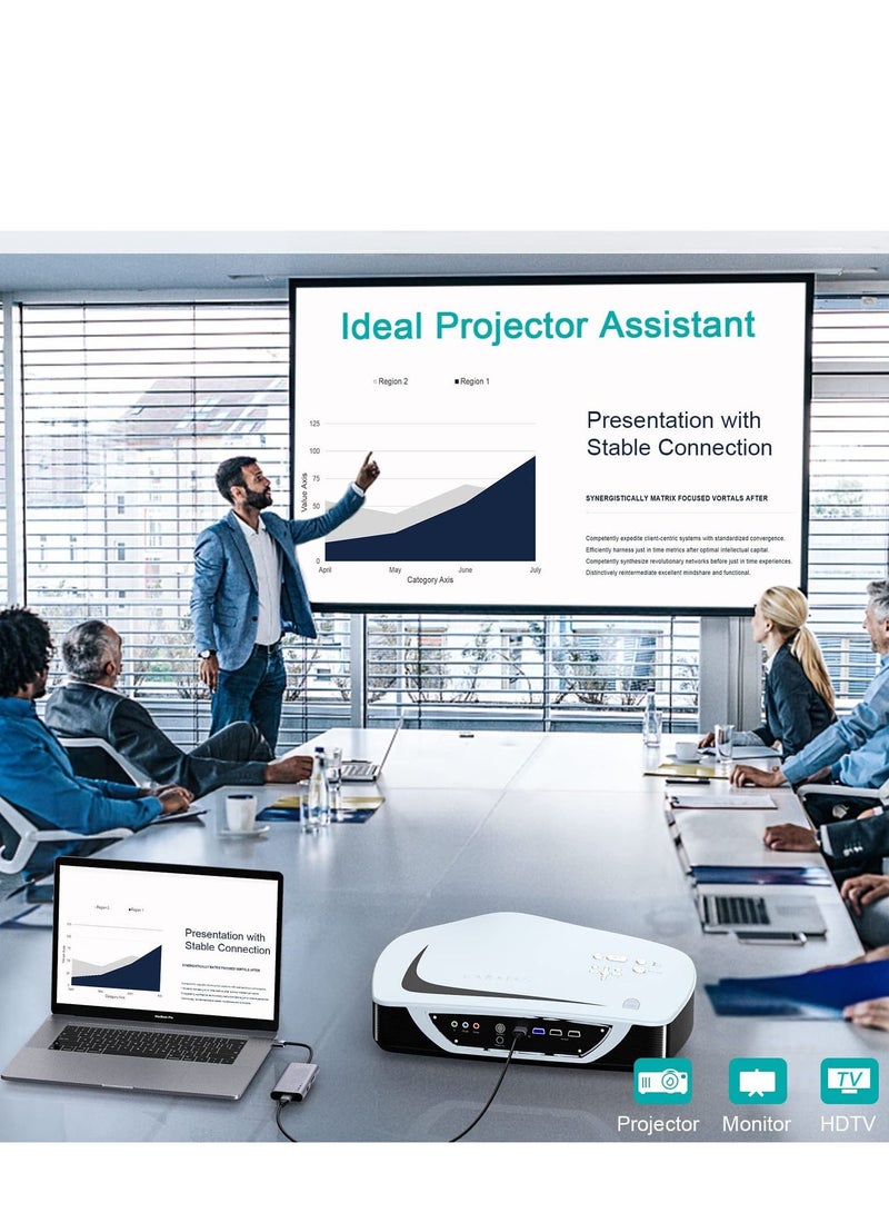 Y&D 7 in 1 USB 3.0 Data Hub Adapter Compatible With Windows Mac Android - Image 5