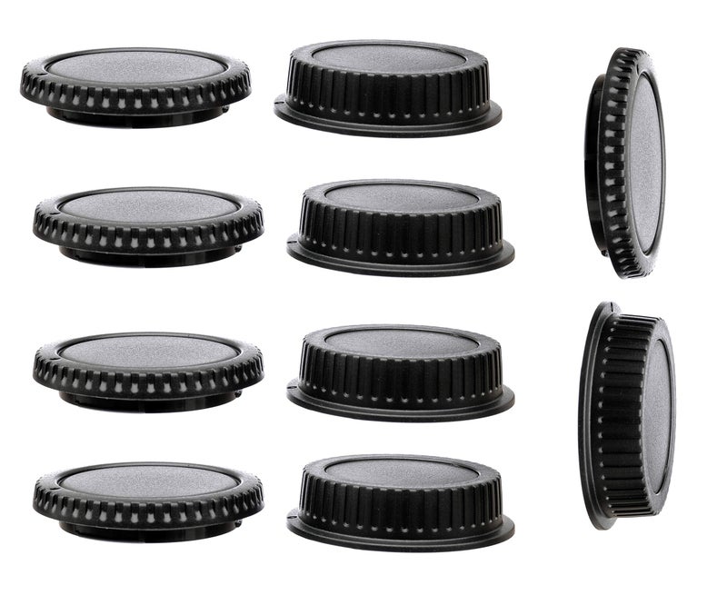 Fotasy (5 Pack) EOS EF Rear Lens Cap Camera Body Cover Set, Camera Body Sensor Dust Protective Cover, EF EF-S Mount, Compatible with Canon EOS EF DSLR 1D 5D 6D 7D II III IV 90D 80D 4000D 2000D 1600D 1500D - Image 2