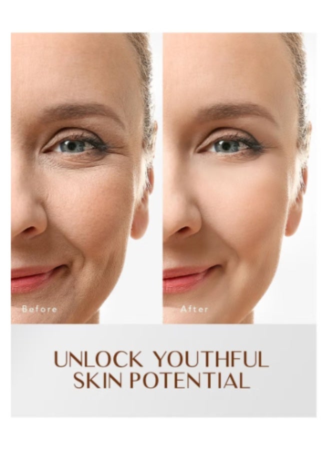 ريتينول كريم الريتينول للوجه ، كريم الكولاجين الوجه لتشديد الجلد ، مضاد للشيخوخة مرطب الوجه ليلا ونهارا للنساء والرجال - Image 3