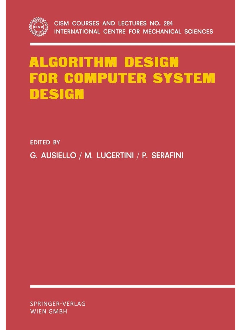 Algorithm Design for Computer System Design 