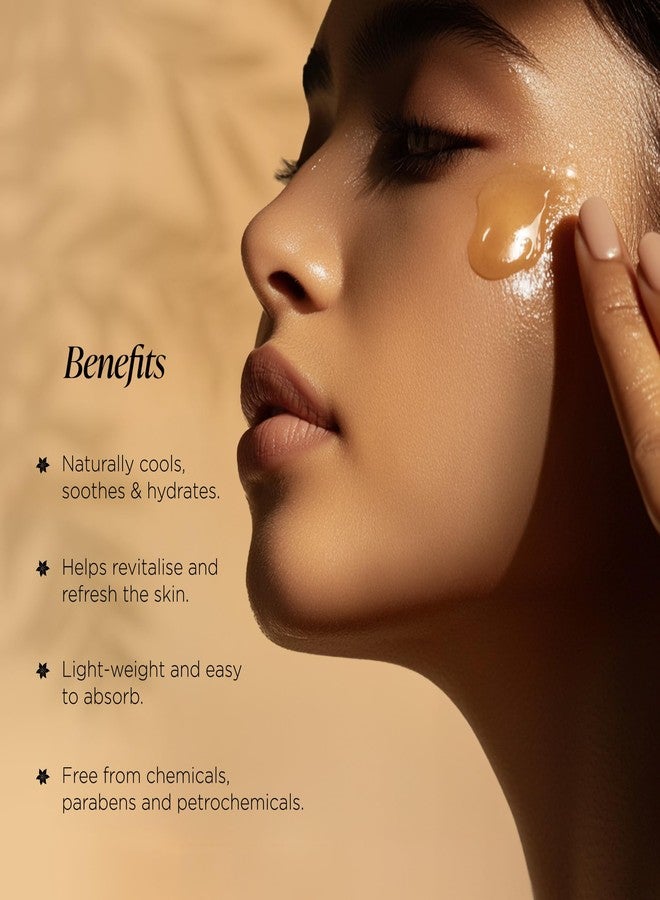 Forest Essentials Panchpushp Hydrating Facial Gel | Ayurvedic Skin Toner & Moisturiser | With 5 Pure Floral Distillates | Natural Panchpushp Gel for Glowing, Hydrated Skin - Image 3