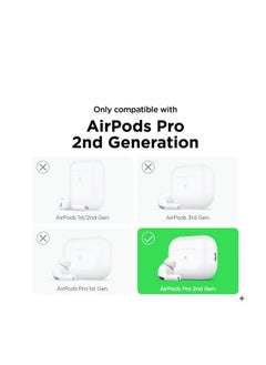Generic AirPods Pro 2 Protective Case Durable Cover with Detachable Cord | Suitable for wired and wireless charging Transparent TPU cover + polyester belt (transparent  - Image 4