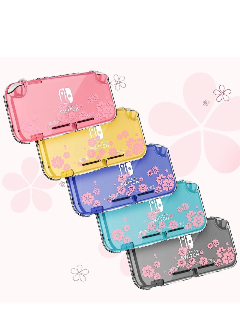 SYOSI - Protective Case for Nintendo Switch Lite 2019 Grip Cover with Shock-Absorption and Anti-Scratch Design, Sakura Flower Pattern - Image 1