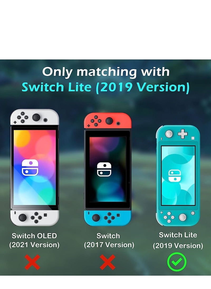 SYOSI - Protective Case for Nintendo Switch Lite 2019 Grip Cover with Shock-Absorption and Anti-Scratch Design, Sakura Flower Pattern - Image 1