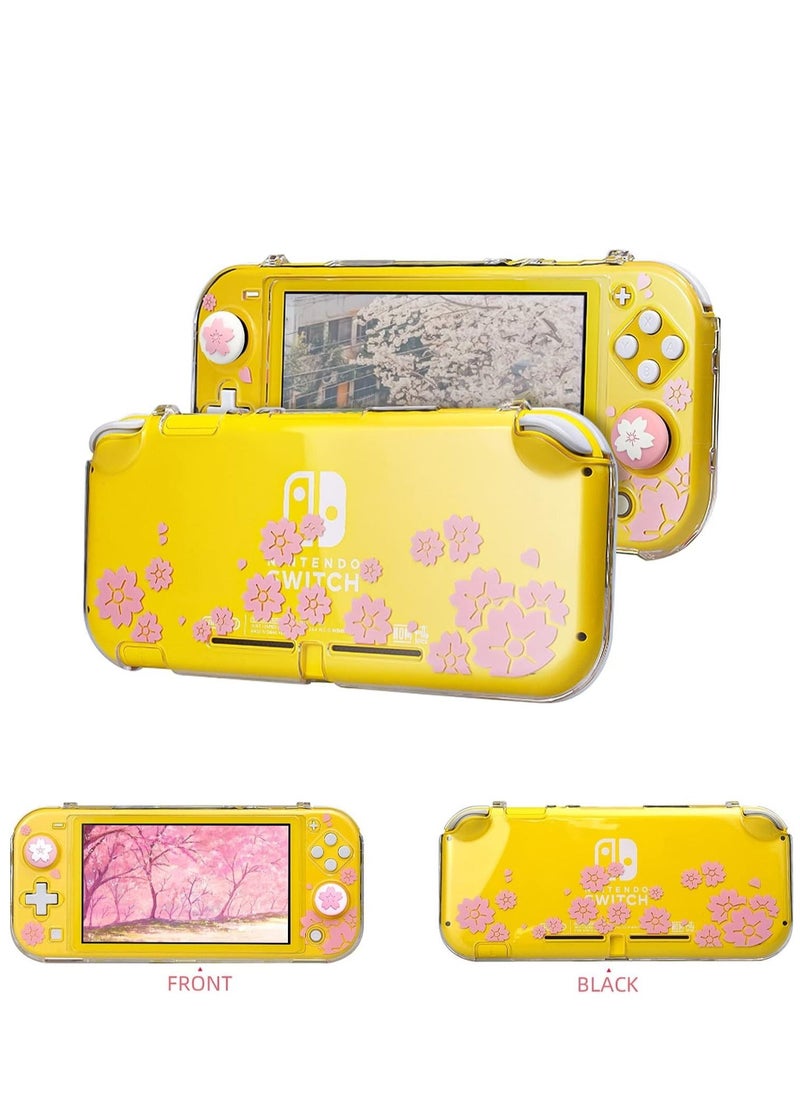 SYOSI - Protective Case for Nintendo Switch Lite 2019 Grip Cover with Shock-Absorption and Anti-Scratch Design, Sakura Flower Pattern - Image 1