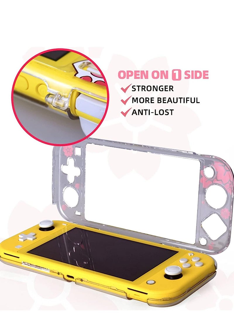 SYOSI - Protective Case for Nintendo Switch Lite 2019 Grip Cover with Shock-Absorption and Anti-Scratch Design, Sakura Flower Pattern - Image 1