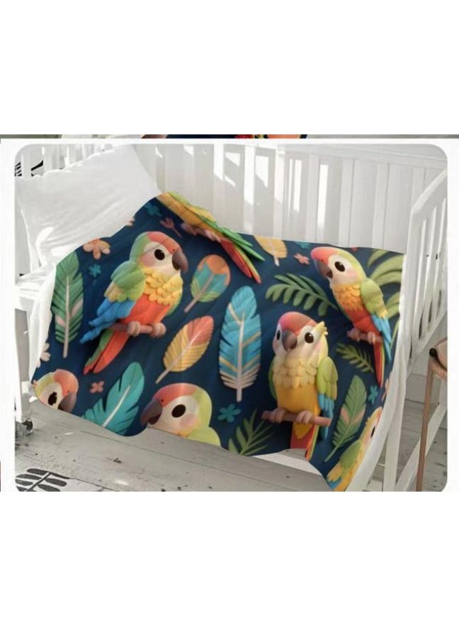 general Flannel thin blanket (warm and comfortable, suitable for sleep, gaming, dust removal and sandproof) 150cm*200cm - 978 - Image 3