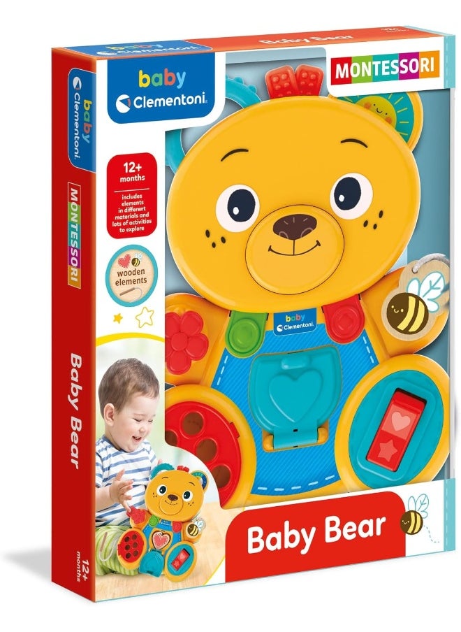Clementoni Montessori Baby Bear Busy Panel