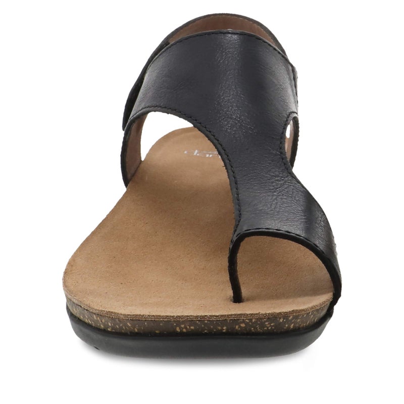 Dansko Reece Sandal for Women - Memory Foam and Cork Footbed for Comfort and Arch Support - Lightweight Rubber Outsole for Long-Lasting Wear Black 9.5-10 M US - Image 4