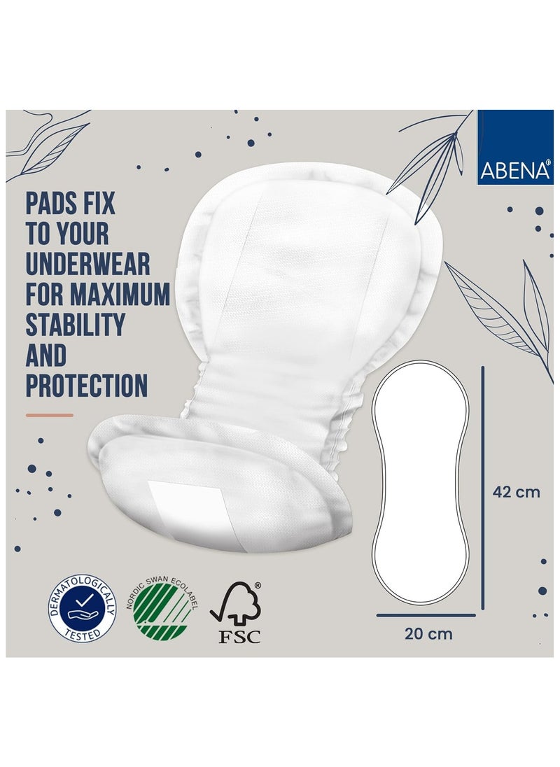 Abena - Premium Maternity Pads, Postpartum Essentials, Eco-Friendly Maternity Pads After Birth, Extra Protection, Breathable and Skin Friendly Incontinence Pads Women, Sustainable Maternity Pads - 15PK - Image 1