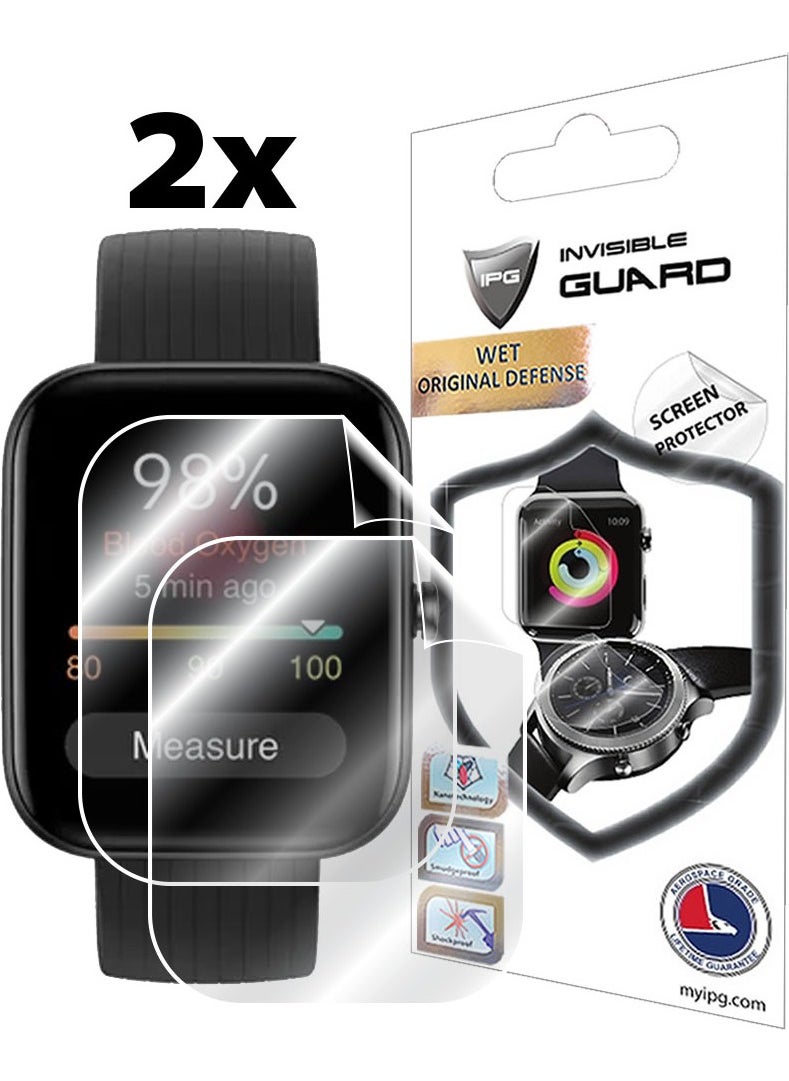 IPG - Screen Protector Compatible with Amazfit Bip 3 - Bip3 Pro (2 Pieces) - Image 1