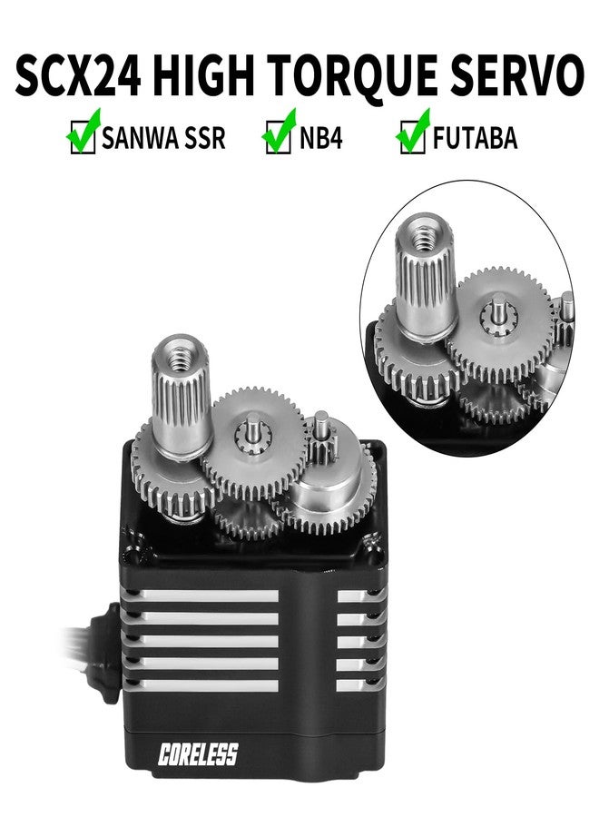 FLASH HOBBY 11KG High Torque Servo RC Micro Servo Compatible with Sanwa SSR, NB4 and Futaba for 1/24 Scale RC Crawler, RC Car & Truck - Image 2