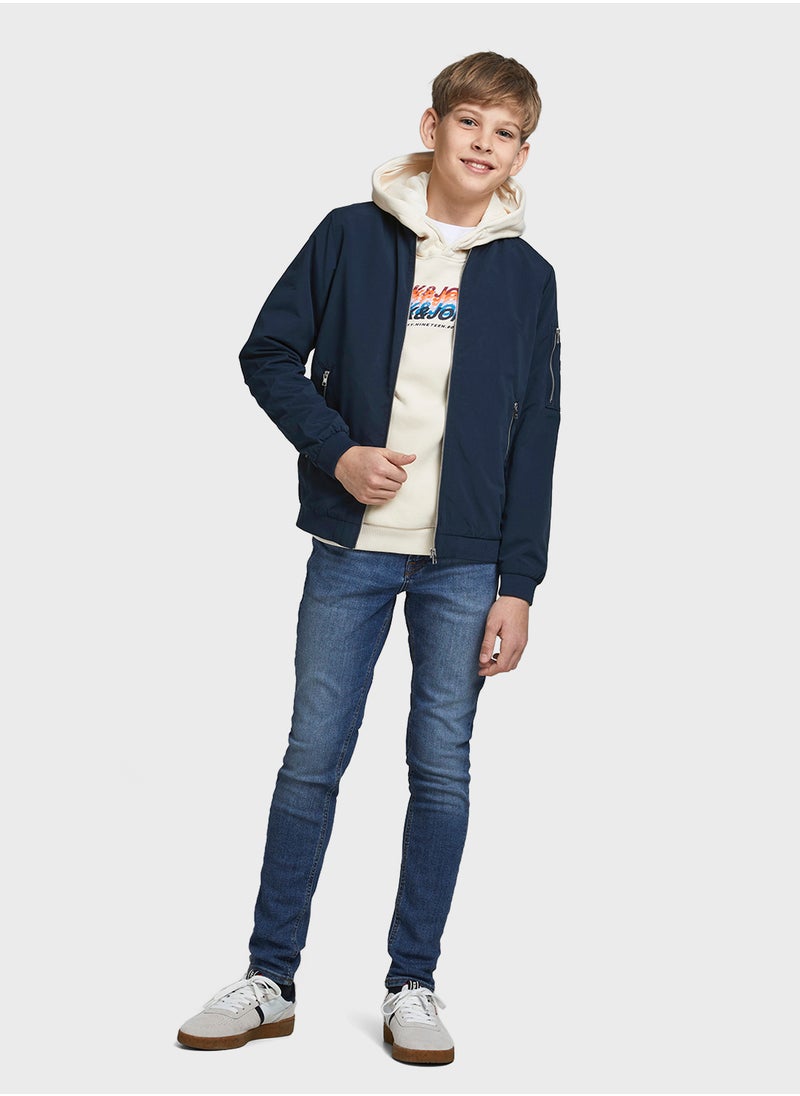 Jack & Jones Junior - Youth Zip Through Jacket - Image 1