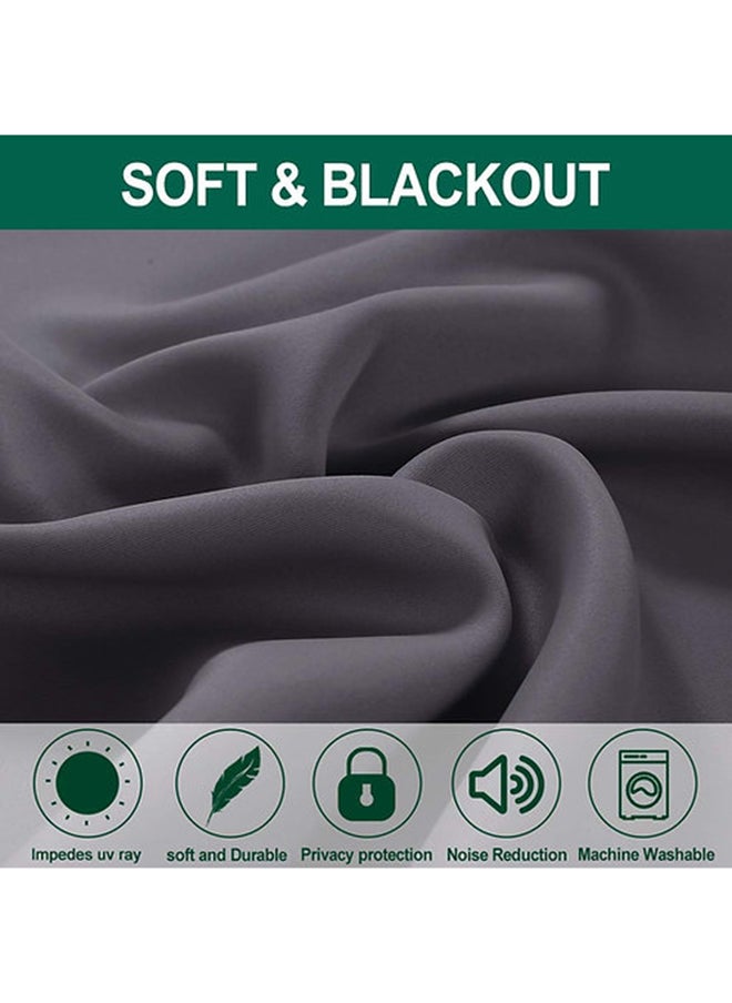 Cartela Curtains - ستائر تعتيم الغرفة بحلقة معدنية مقاس 132 عرضًا × 160 ارتفاعًا - Image 1