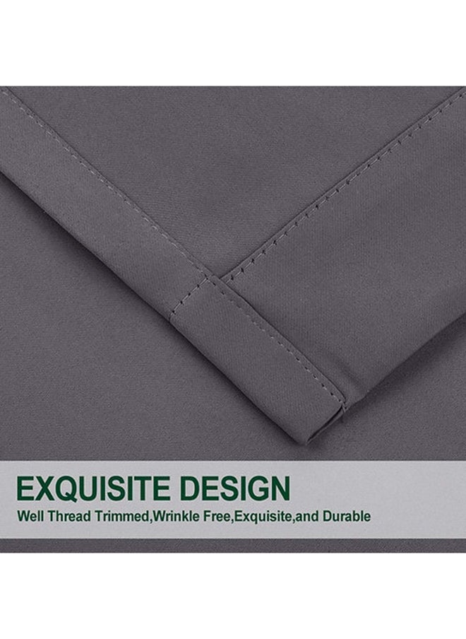 Cartela Curtains - ستائر تعتيم الغرفة بحلقة معدنية مقاس 132 عرضًا × 160 ارتفاعًا - Image 1