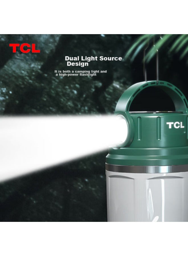 TCL Tcl Camping Light, Solar Rechargeable Lamp, Outdoor Tent Site Light, Emergency Power Outage Home Lighting Bulb, Tcy05b  - Image 2