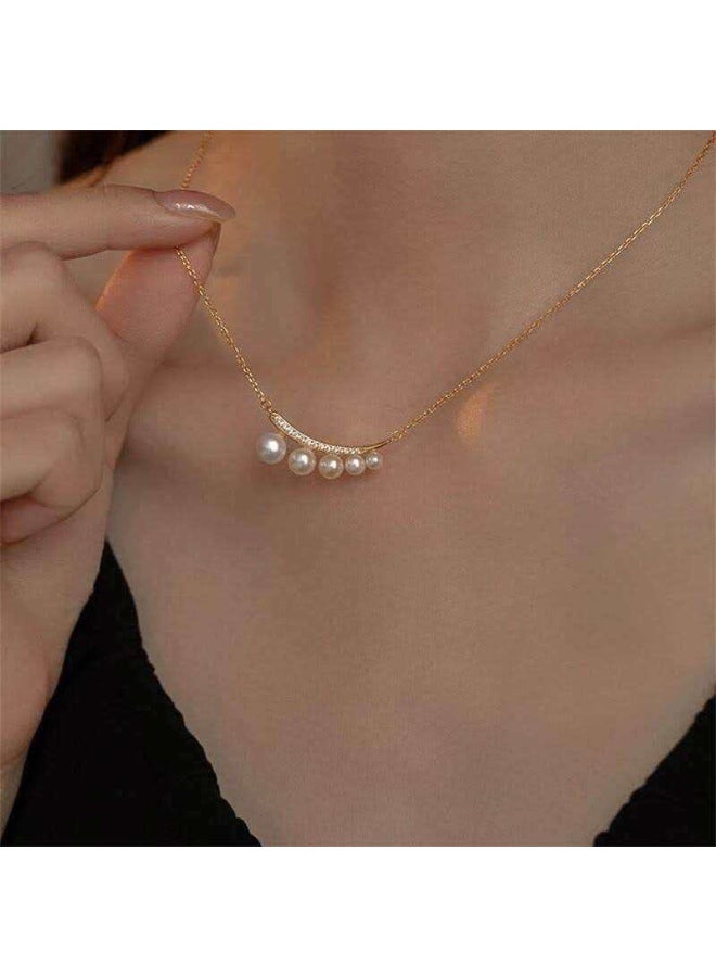 LUSTRE New Moon Lady Pendant Necklace - Image 2