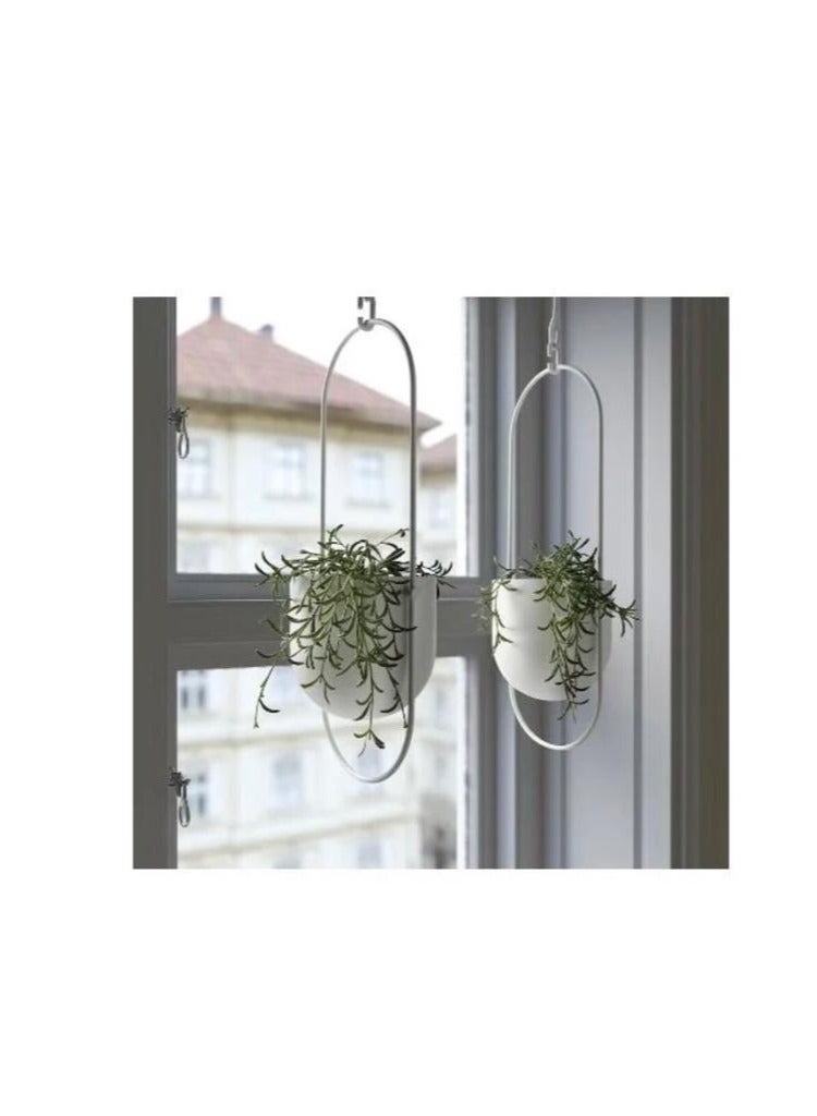 Nine cm Artificial Hanging Plant in Pot - Image 2