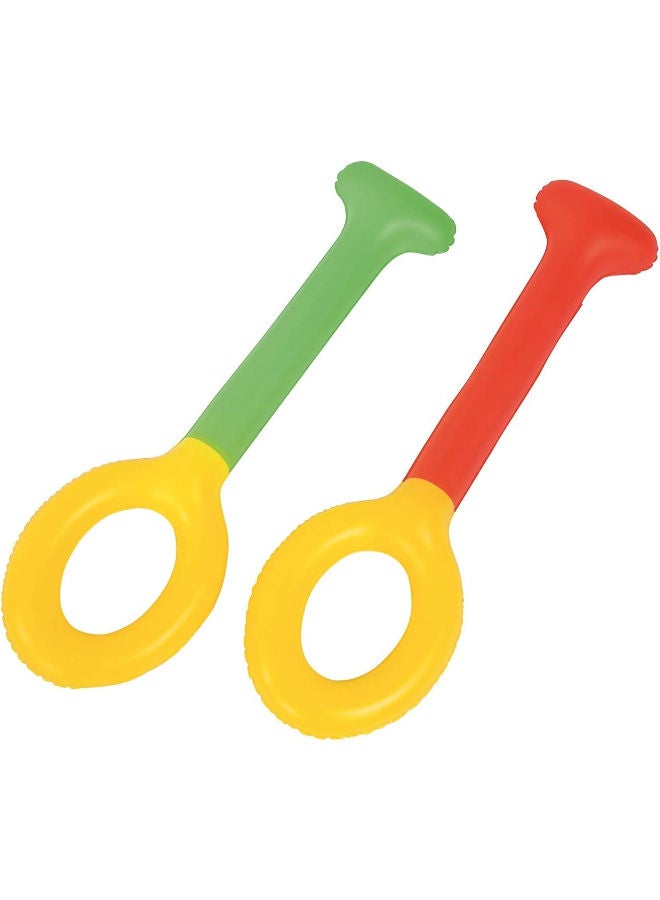 بست واي قارب مسبح قابل للنفخ من بيست واي 52211 مع دفة و3 كرات صغيرة – 140 × 130 × 104 سم - Image 5