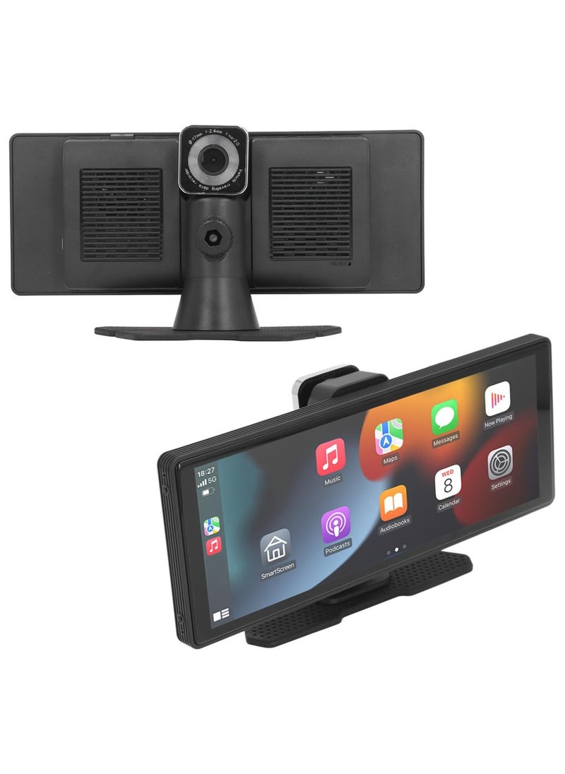 Generic - Wireless 10.26-Inch Car Stereo with Apple CarPlay, AHD 1080p Backup Camera, Voice Control, Touchscreen Display Car Radio, Multimedia Player, Navigation System for All Vehicles - Image 1