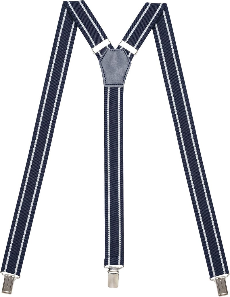 Action Ward Store Womens Suspenders – Y Back Style – 1" Width - Comfortably Adjustable Elastic Straps and Metal Clips - Image 1