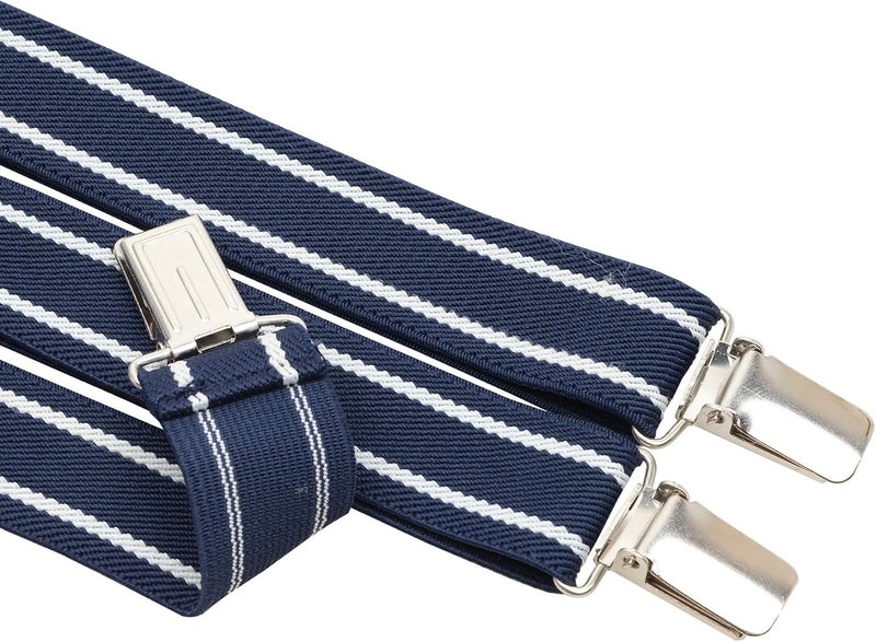 Action Ward Store Womens Suspenders – Y Back Style – 1" Width - Comfortably Adjustable Elastic Straps and Metal Clips - Image 3