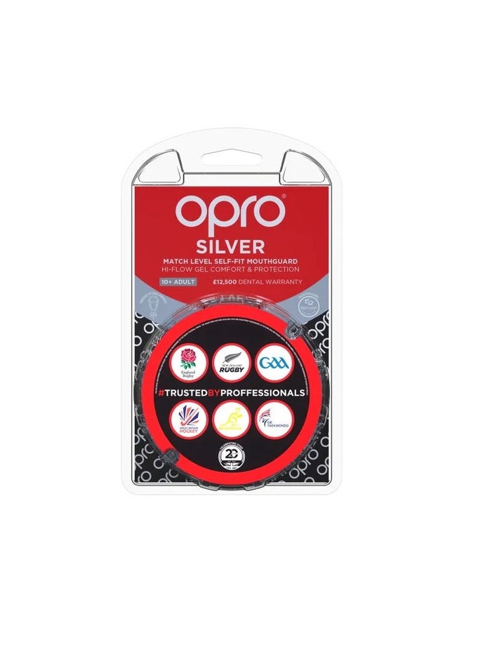 OPRO - Self Fit Ufc Silver Red/Black - Image 1