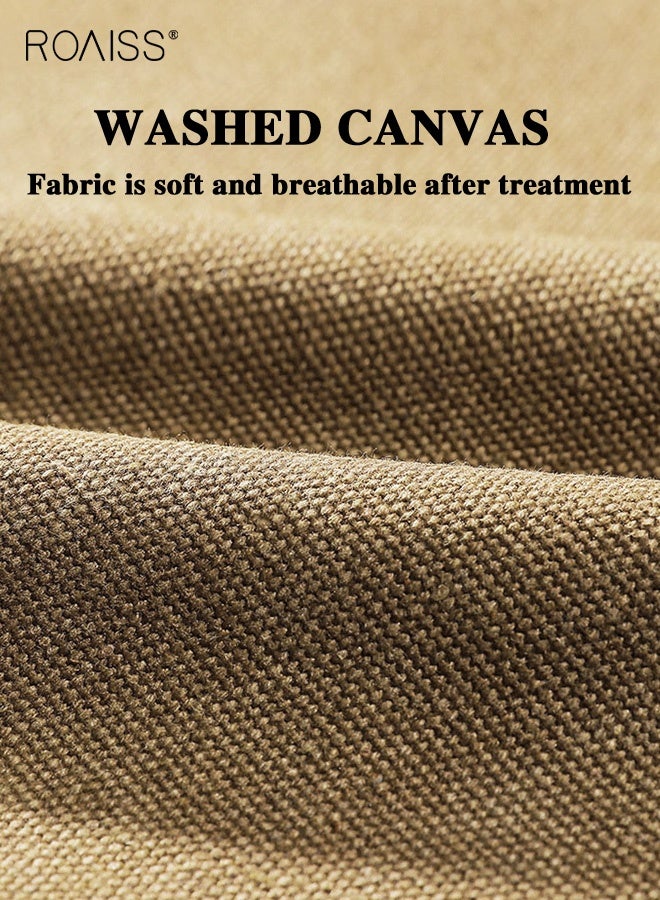 roaiss Outdoor Camping Accessories Organizer Bag Tent Wind Rope Ground Peg Tools Storage Pouch Portable Bag for Camping Cylinder Shaped Case - Image 4