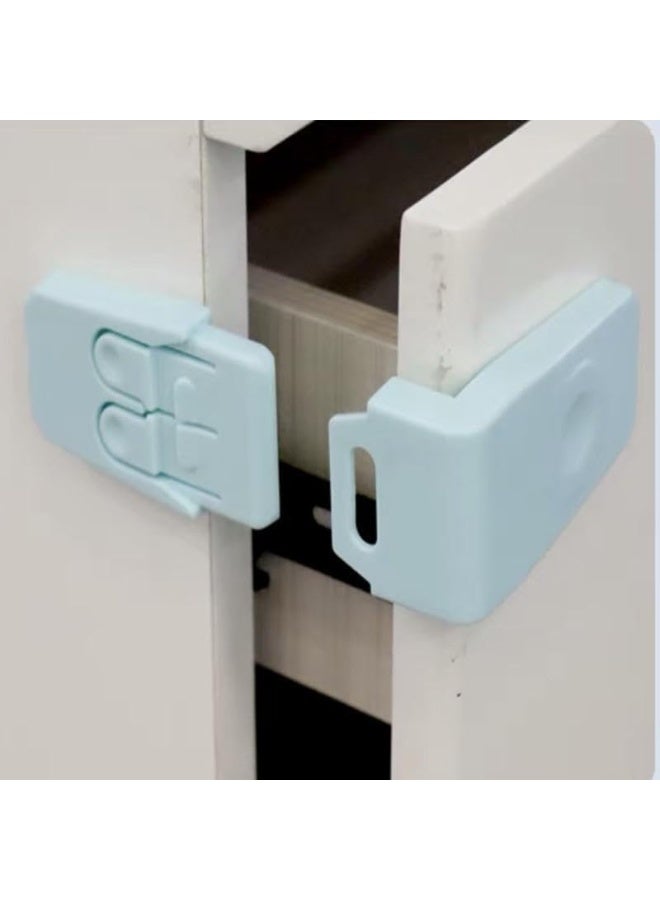 Rectangular Child Safety Drawer Lock - 2 Piece white color - Image 3