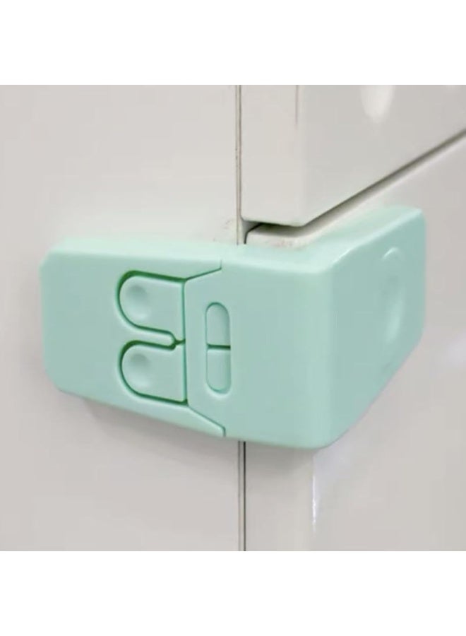 Rectangular Child Safety Drawer Lock - 2 Piece white color - Image 1
