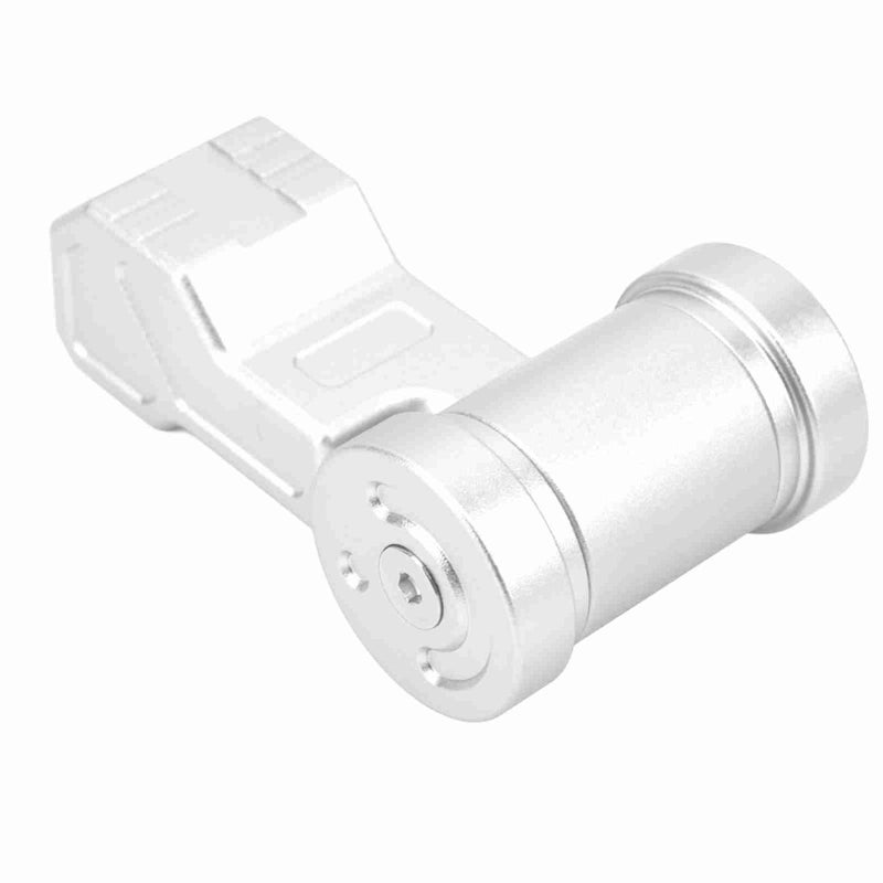 T Handle Gear Shift Knob Aluminum Alloy Aircraft Joystick with Adapters Replacement for Acura Silver - Image 3