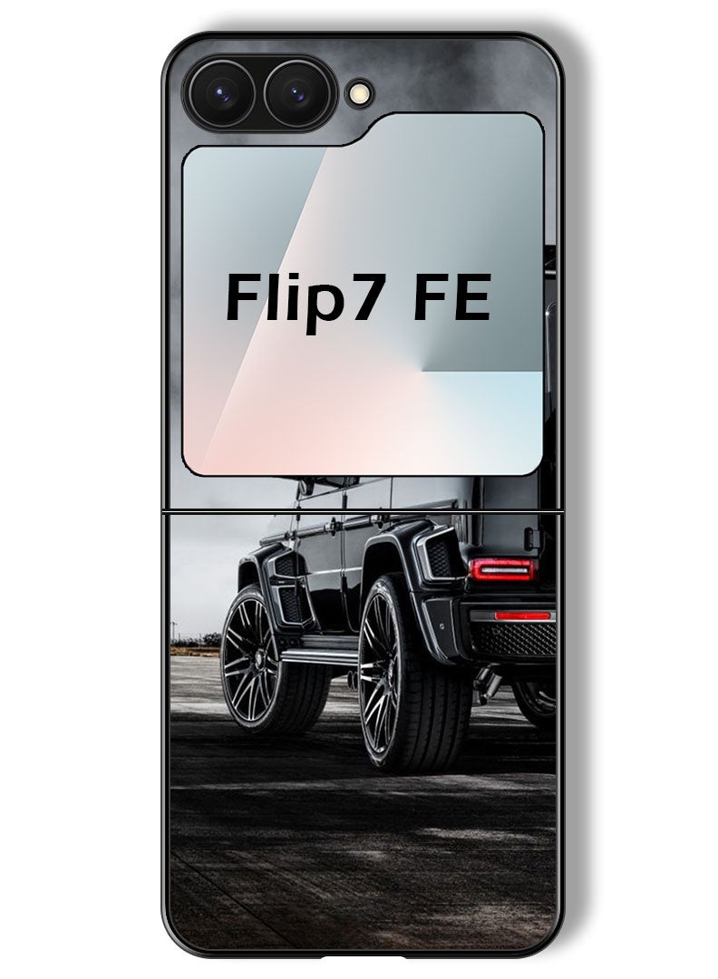 Theodor Case Compatible with Samsung Galaxy Z Flip 7 FE 6.7 Inch Protection Shockproof Bumper Cover Car (7) - Image 1