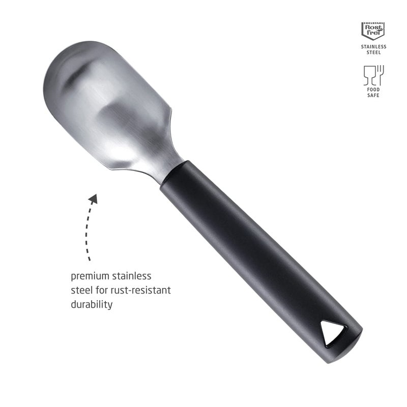 triangle Fruit Spoon - Stainless Steel - Easily Scoops Out & Carves Fruit & Vegetables - Dishwasher Safe - Image 2