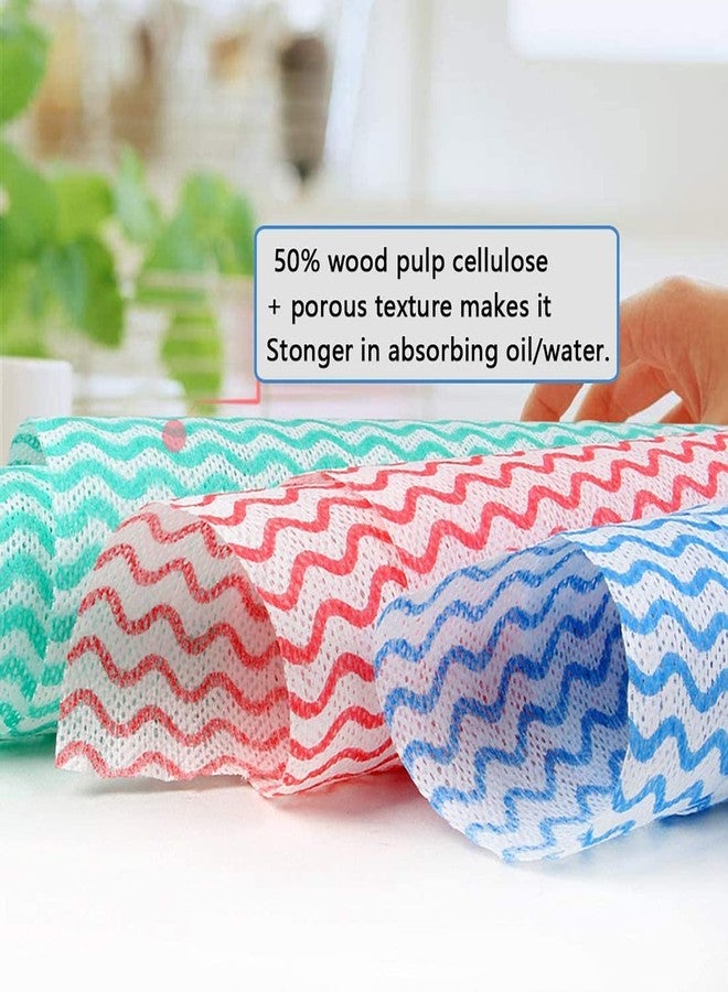 Shopfleet Set of 1 Kitchen Roll - 2 Ply Kitchen Printed Tissue/Towel Paper Roll - Washable and Reusable- 1 Roll (80 Pulls Per Roll) Multicolor - Image 4