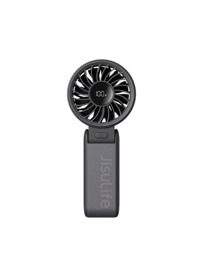 جيسيو لايف مروحة يد جيسولايف Life7، بطارية 5000 مللي أمبير/ساعة، 5 سرعات - أسود - Image 1