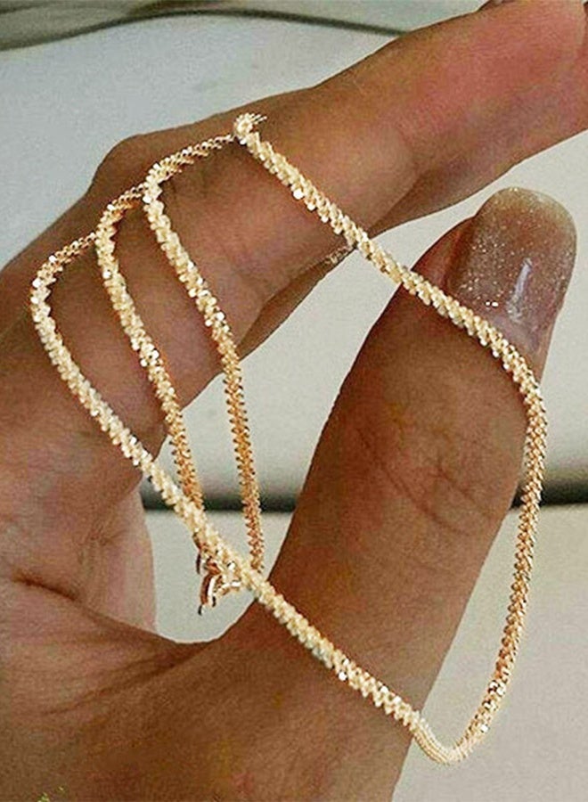 DUNISO Gold Thin Chain Necklaces For Women Non Tarnish,18k Gold Plated Dainty Waterproof Gold Necklace Set Stack For Teen Girls Gifts Jewelry, Stainless Steel, No Gemstone - Image 5