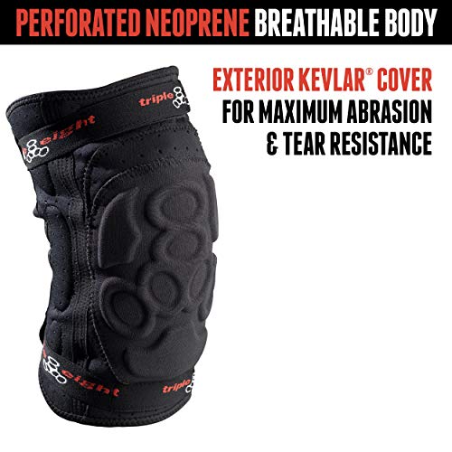 Triple Eight ExoSkin Knee Pad (Black, Large) - Image 3