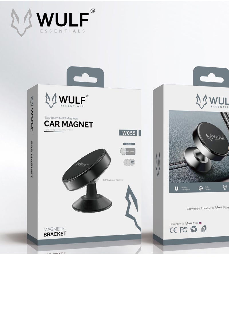 Wulf Essentials WULF Essentials W055 Universal Magnetic Car Mount Holder 