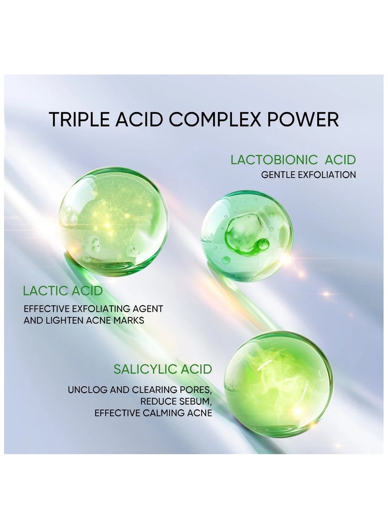 SKINTIFIC 3x Acne & Dark Spot Treatment Gel 15ml – Triple Acid Power for Rapid Pimple Relief - Image 5