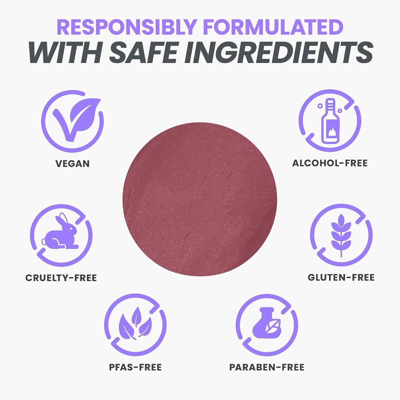 مجموعة Wonderskin Wonder Blading All Day Lip Stain Peel Off and Reveal - صبغة شفاه بنية طويلة الأمد ومقاومة للماء، مجموعة صبغة مكياج طبيعية غير قابلة للانتقال (Demure) - Image 4