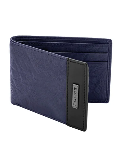 بوليس Tolerance Blue Wallet For Men