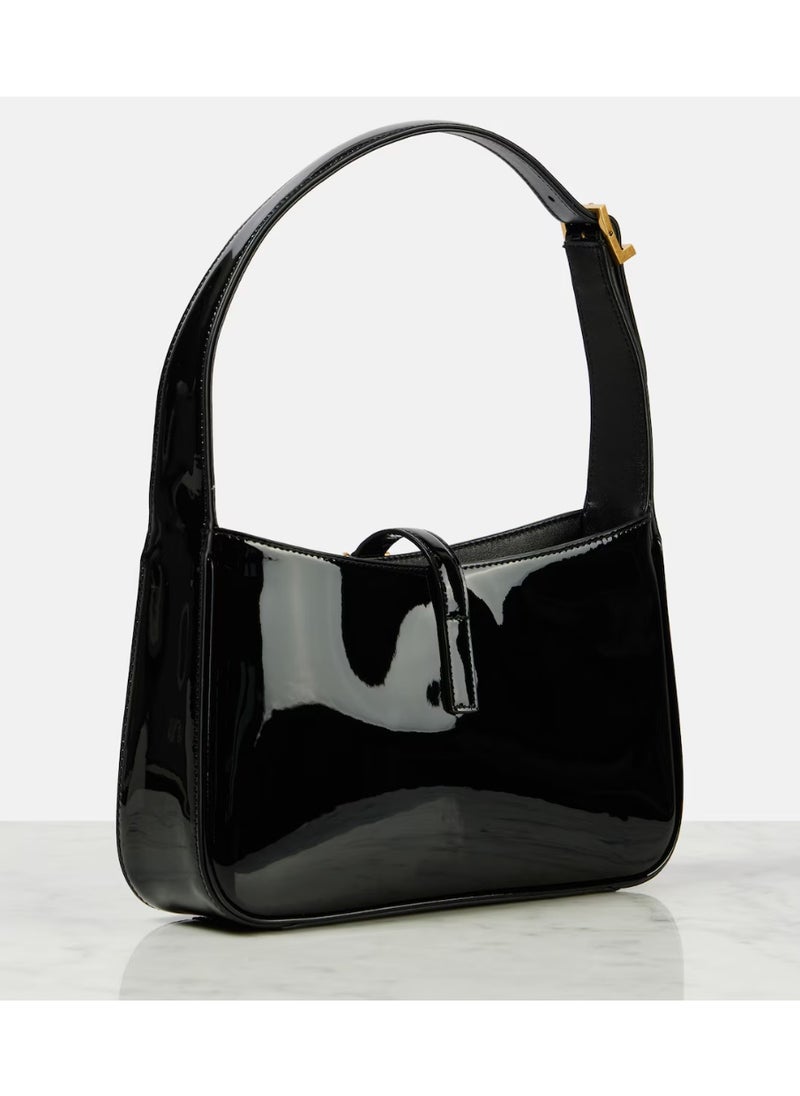 Yves Saint Laurent - Saint Laurent Le 5 à 7 Women's Leather Hobo Bag, Women's Tote Bag, Women's Shoulder Bag, Women's Hand Bag, Women's Travel Bag, Glossy Black - Image 1