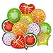 AnnoDeel 12pcs 18 Fruit Balloons Birthday Foil Balloon Candy Color Helium Balloons Party Wedding Supply - Image 3