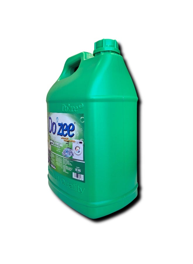 Do'zee Apple Fresh Liquid Laundry Detergent, 10 Liters - Image 3