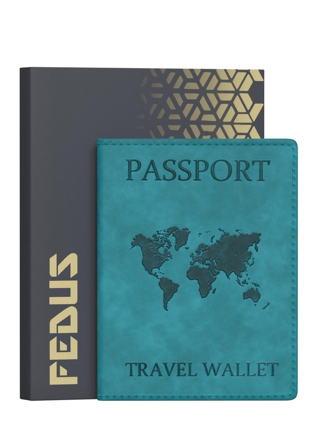 FEDUS FEDUS Faux Leather Premium Passport Holder For Men And Women Passport Cover Case Wallet With Credit/Debit Card, Rfid Protected Travel Document Accessories Organiser.  - Image 1