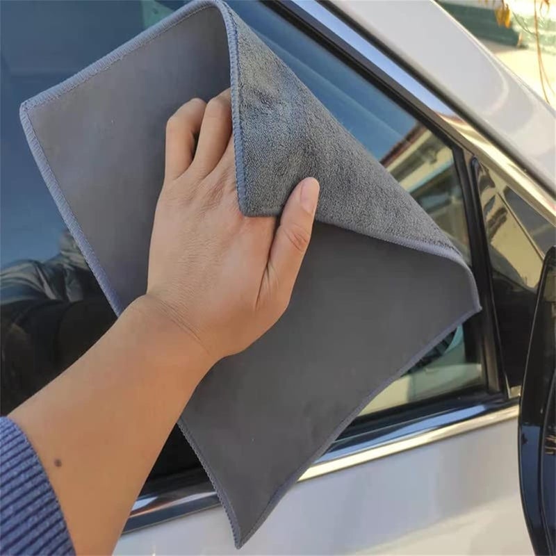 comfrt Microfiber Drying Towels for Cars, Super Absorbent Car Drying Towel, Car Drying Towel, Suede Coral Velvet Double-Sided Car Towel, Shammy Towel for Car - Image 1