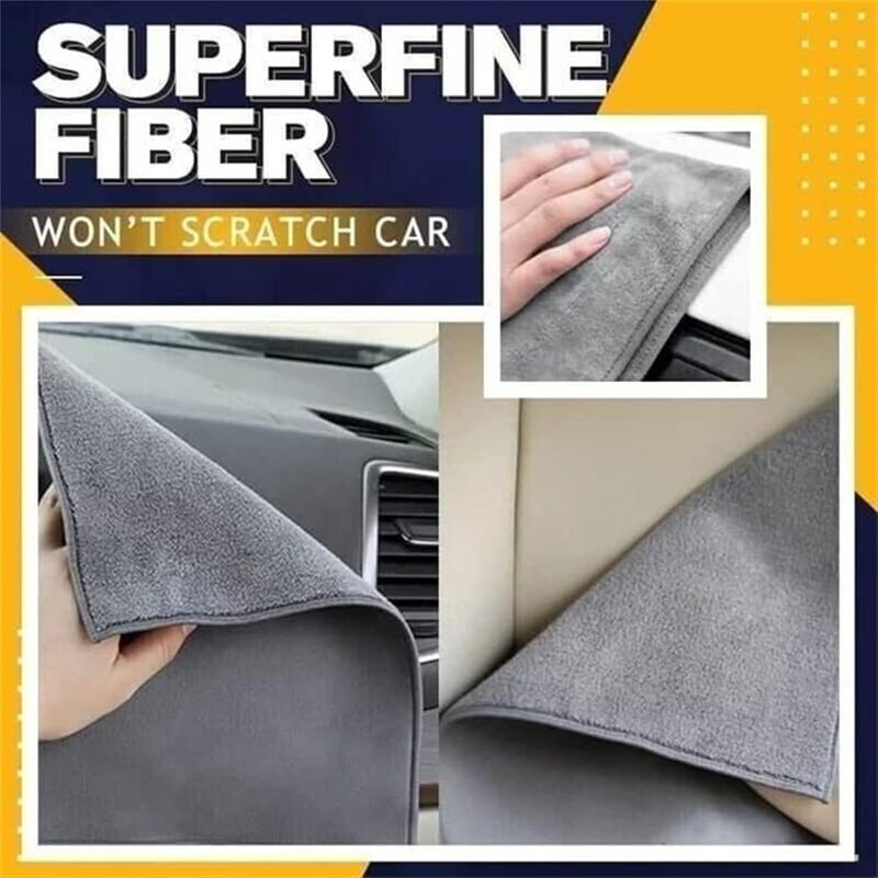 comfrt Microfiber Drying Towels for Cars, Super Absorbent Car Drying Towel, Car Drying Towel, Suede Coral Velvet Double-Sided Car Towel, Shammy Towel for Car - Image 3
