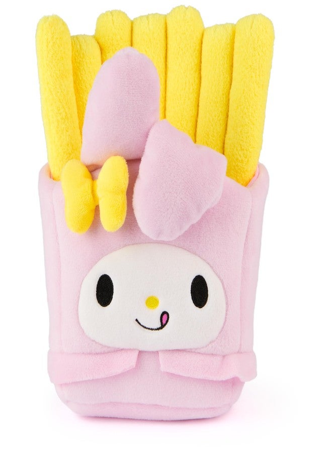 GUND Sanrio Official Hello Kitty and Friends My Melody French Fries Plush, Collectible Plush Toy, Stuffed Animal for Ages 1 and Up, Pink/Yellow, 8” - Image 1